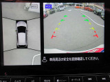 車の真上から見下ろしたような360度視界の良い『アラウンドビューモニター』です♪♪ 苦手な狭い駐車場、暗い所でも確認ができてとっても安心です♪♪