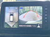 【アラウンドビューモニター】専用のカメラにより、上から見下ろしたような視点で360度クルマの周囲を確認することができます☆死角部分も確認しやすく、狭い場所での切り返しや駐車もスムーズに行えます。