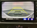 バックでの車庫入れも安心です! リアカメラが付いているバックモニター付のナビを装備しております。操作線もついており距離感も画面から確認できます。