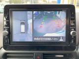 【アラウンドビューモニター】専用のカメラにより、上から見下ろしたような視点で360度クルマの周囲を確認することができます☆死角部分も確認しやすく、狭い場所での切り返しや駐車もスムーズに行えます。