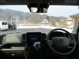 運転中の視界も良好。