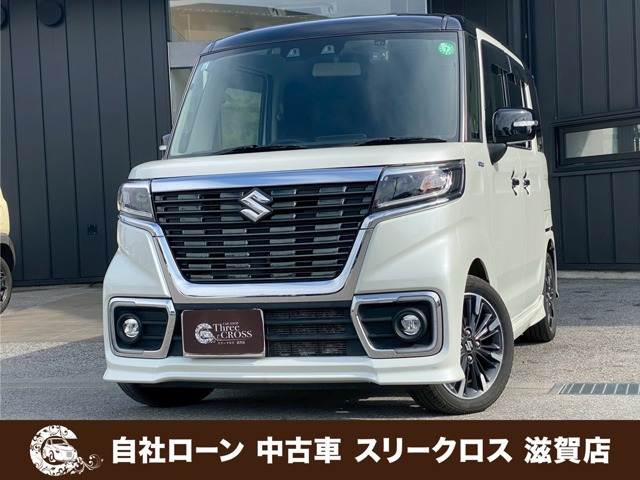 スペーシアカスタム ハイブリッド(HYBRID)  XSターボ 自社 ローン&自社リース取...