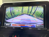 【バックカメラ】駐車時に後方がリアルタイム映像で確認できます。大型商業施設や立体駐車場での駐車時や、夜間のバック時に大活躍!運転スキルに関わらず、今や必須となった装備のひとつです!