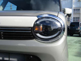 ヘッドライトはLEDランプです。LEDランプは従来のハロゲンランプと比べて、長寿命・省電力、そしてとても明るいのです!