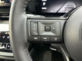 ハンドル左側のスイッチでオーディオの操作が可能なので、運転中でも楽に調整できます(^^♪