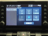 オーディオモードメニュー、AM・FMラジオ、Bluetoothも接続可能!
