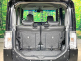 普段のお買い物や通勤、送迎等に十分な荷室スペースを確保しております。セカンドシートを倒すと、大きな荷物の積載も可能です♪