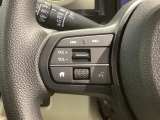 ステアリングにオーディオ操作スイッチが付いています。オーディオ画面に直接タッチしなくても操作が出来ますので、運転に集中できます。
