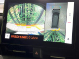 【パノラミックビューモニター】専用のカメラにより、上から見下ろしたような視点で360度クルマの周囲を確認することができます☆死角部分も確認しやすく、狭い場所での切り返しや駐車もスムーズに行えます。