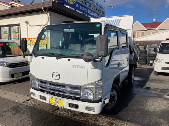 タイタン3.0 ダブルキャブ DX フルワイドロー 4WD新明和ダンプ 4WD 5速MT ターボ