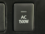 【1500Wアクセサリーコンセント】消費電力1500Wまでの家電が使えます。キャンプやスポーツ・アウトドアでのアクティビティはもちろん、災害・停電の際に大活躍♪
