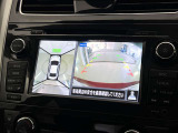 アラウンドビューモニターで車を上空から見下ろしているような映像を映し出します。周囲の状況がひと目でわかります!