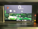 視認性の高いメーター回り。いろいろな情報も表示されます。