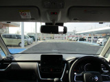 大きなフロントガラスで視界良好です。