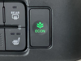 ★ECONスイッチ★ エコドライブを加速しよう!スイッチをONにすると、運転の仕方によるロスを抑え込み燃費をよくするようクルマが頑張ります(*^ー^*)燃費向上にチャレンジ♪