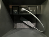 USBオーディオ用ソケットがついていますので携帯電話などを接続すれば音楽等の再生が可能です!
