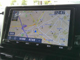 ★ナビ画面のアップ写真です。純正ですのでスイッチが大きく操作がしやすいです。