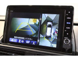 純正のマルチビューカメラが装備されています!上から見下ろしたような視界のカメラが駐車をサポートします!