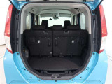広々としたラゲージスペースを備えています。大きなものや長さのある荷物もしっかりと積み込めます。