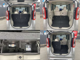 ☆リヤシートを倒すと、こんなに広い空間が出来ました。大きい荷物もらくらくに入ります。