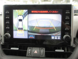 車両を上から見たような映像をナビ画面に表示するパノラミックビューモニターが付いています。