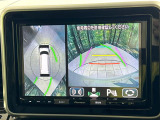 【360&deg;ビューモニター】専用のカメラにより、上から見下ろしたような視点で360度クルマの周囲を確認することができます☆死角部分も確認しやすく、狭い場所での切り返しや駐車もスムーズに行えます。