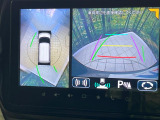 【全方位モニター用カメラ】専用のカメラにより、上から見下ろしたような視点で360度クルマの周囲を確認することができます☆死角部分も確認しやすく、狭い場所での切り返しや駐車もスムーズに行えます。