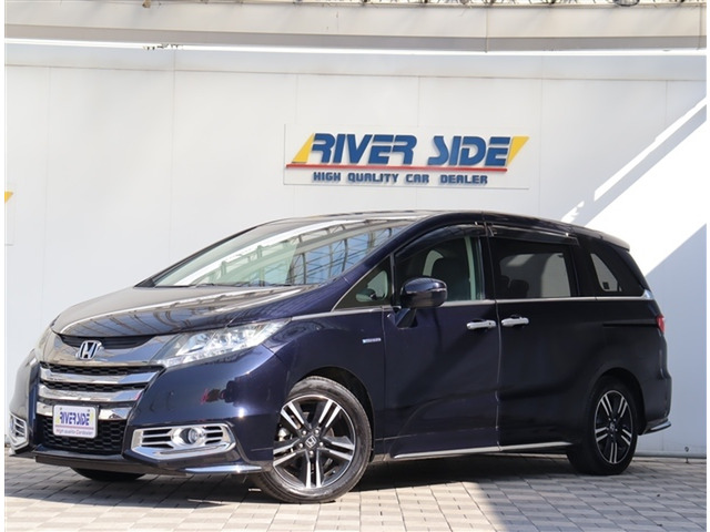 オデッセイ 2.0 ハイブリッド EXパッケージ 8インチナビフルセグDVD再生Bカメラブルー