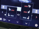 ベンチレーションヒーターマッサージ機能付フロントシートは3段階で調節できます。ステアリングホイールも3段階で調節できます。