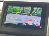 【バックカメラ】駐車時に後方がリアルタイム映像で確認できます。大型商業施設や立体駐車場での駐車時や、夜間のバック時に大活躍!運転スキルに関わらず、今や必須となった装備のひとつです!
