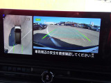上からの視点で狭い駐車場への駐車などに役立つアラウンドビューモニターです♪