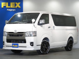 【R8年式/ハイエースバン/ガソリン2WD/DARKPRIMEⅡ】FLEXオリジナルパーツ多数!【全国納車可能】p