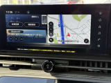 日産純正メモリーナビ。操作も簡単なタッチパネルです。