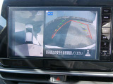 まるで上空から見下ろしているような感じで駐車が楽にできるインテリジェントアラウンドビューモニター