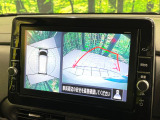 【アラウンドビューモニター】専用のカメラにより、上から見下ろしたような視点で360度クルマの周囲を確認することができます☆死角部分も確認しやすく、狭い場所での切り返しや駐車もスムーズに行えます。