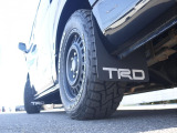 TRDマッドフラップ☆ リアからもサイドからも一目でオフロード仕様だと分かります☆