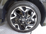 アルミホイールはホンダ純正なので安心!しかも車のデザインにもマッチしています。