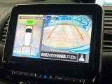 【アラウンドビューモニター】専用のカメラにより、上から見下ろしたような視点で360度クルマの周囲を確認することができます☆死角部分も確認しやすく、狭い場所での切り返しや駐車もスムーズに行えます。