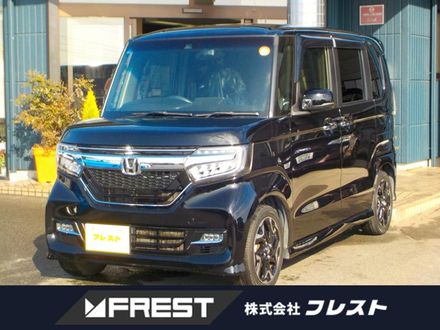 N-BOXカスタム G L ターボ ホンダセンシング ターボ/LEDライト/両側パワスラ/ナビ/ETC/