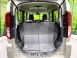 普段のお買い物や通勤、送迎等に十分な荷室スペースを確保しております。セカンドシートを倒すと、大きな荷物の積載も可能です♪