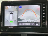【アラウンドビューモニター】車を上から見下ろしているかのような映像で周囲の状況がひと目で確認、狭い駐車場に駐車するときも安心です♪♪障害物などがあると警告音がなりますので安心して駐車が出来ます★