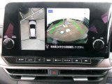 アラウンドビューモニター。空の上から見下ろすような視点でスムース駐車。