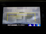 バックカメラの画像です。ガイドラインがスムースな車庫入れをサポートいたします!車庫入れの安心感がアップしますね☆