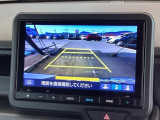 便利な3ビュー切り替え、ガイド線表示付きのバックカメラです!後退時、後方の視界をサポートします!