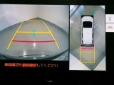 【パノラミックビューモニター】クルマを真上から見下ろした視点で駐車をサポートします!クルマの斜め後ろや真横など、いち早く障害物に気が付くことができます