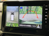 【アラウンドビューモニター】専用のカメラにより、上から見下ろしたような視点で360度クルマの周囲を確認することができます☆死角部分も確認しやすく、狭い場所での切り返しや駐車もスムーズに行えます。