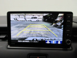 バックカメラの画像です。ガイドラインがスムースな車庫入れをサポートいたします!車庫入れの安心感がアップしますね☆