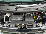 エンジンルームも綺麗です。日産整備士がしっかり整備をしてお渡しします