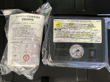 パンク修理キット付きです。もしもの時でも安心です。