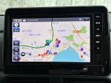 日産純正の視認性の良い大型ディーラーオプションメモリーナビ